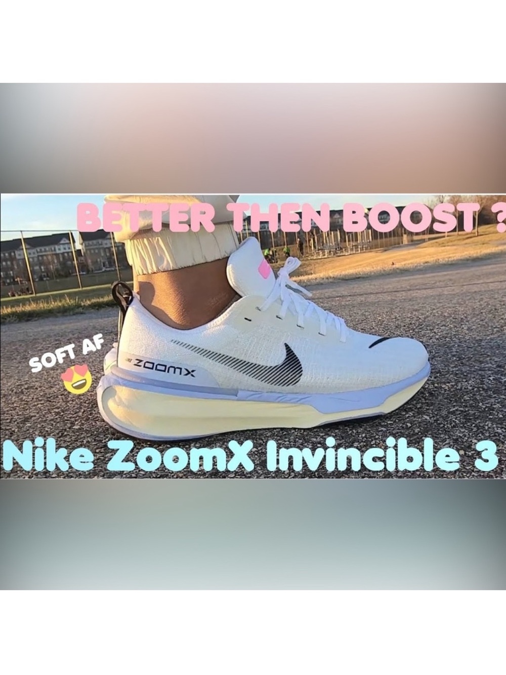 👟💗🩵Nike ZoomX Invincible Run Flyknit 3 - White Cobalt Bliss ☁️ ✨